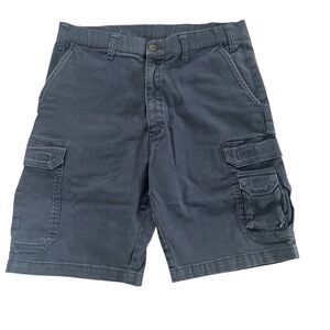 Men's Dark Navy Cargo Shorts - Utility Pocket Design
